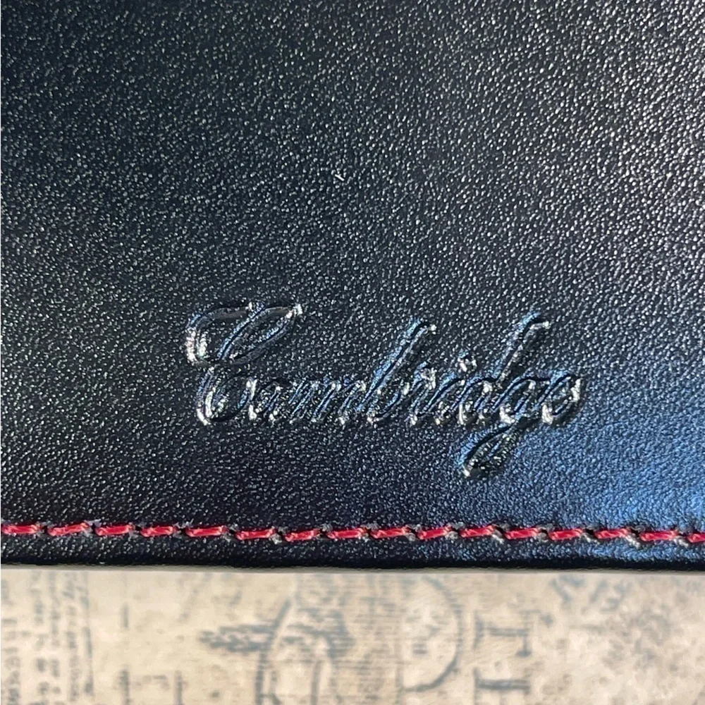 Cambridge Premium Leather Journal (Black Napa)